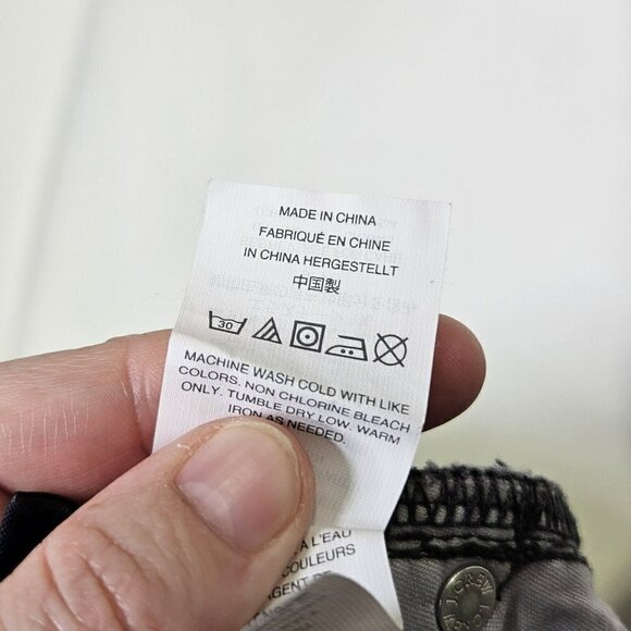 J.CREW Gray Toothpick Skinny Jeans Factory Whiskering Sz 30 - Picture 10 of 15